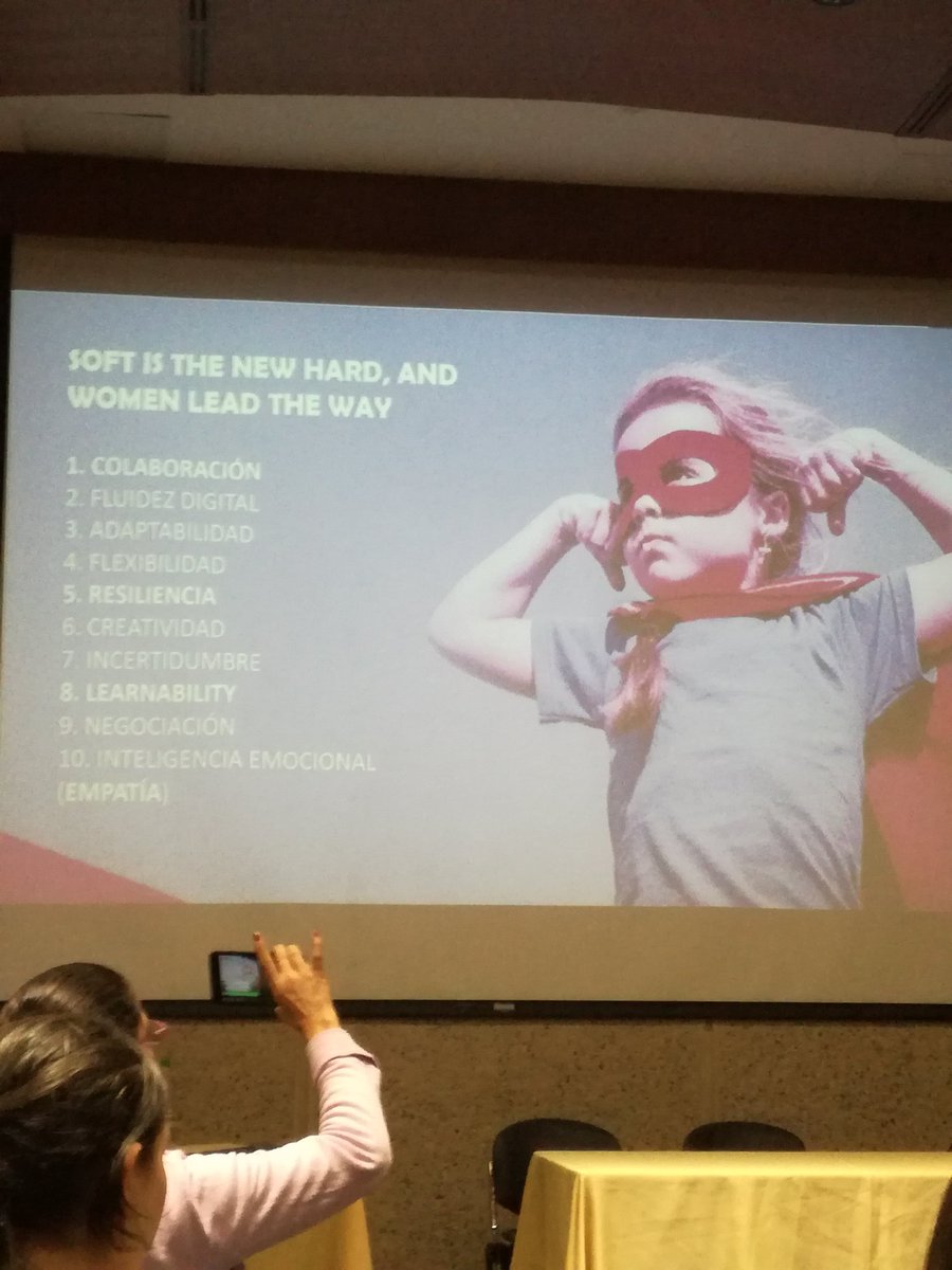 lasdesistemas's tweet photo. Soft is the new hard, and women lead the way
@GeekGirlsLatam
#LAtiNiTY2018 #LAtINiTYColombia https://t.co/aYQvZ0UdIJ