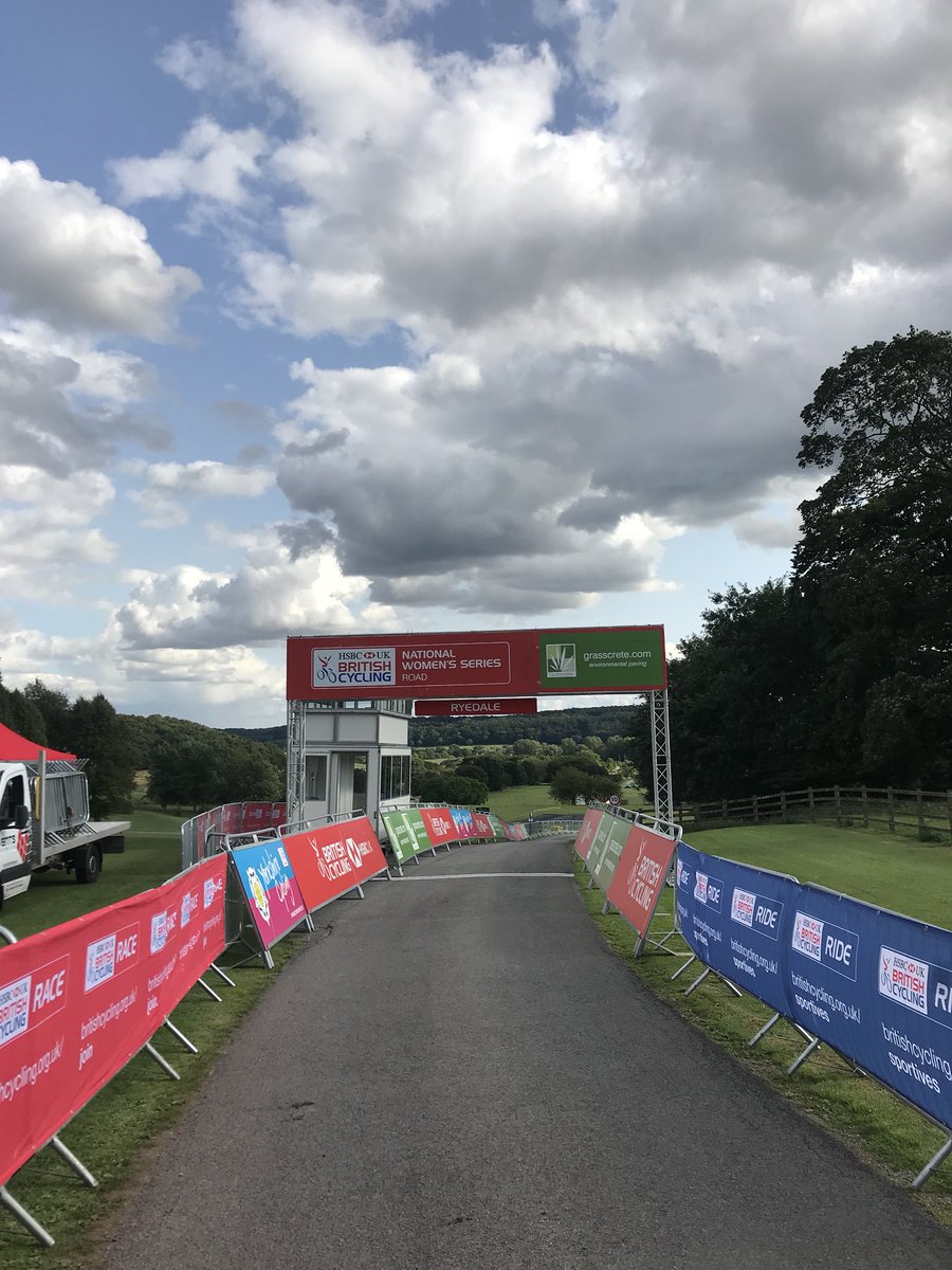 BCYorkshire's tweet photo. We’re all set up and ready for the @Ryedale_GP at Ampleforth. Race timings and spectator info here: https://t.co/z7WDAsUNqM #ryedalegrandprix https://t.co/2Z74hFtFRX