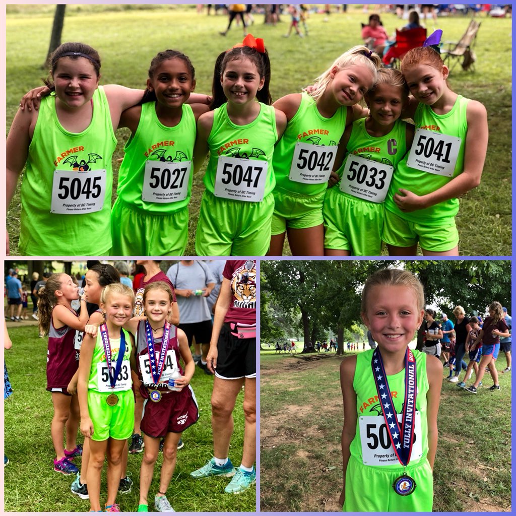 OJsTouch's tweet photo. Way to kick off the season!!! My little team captain and friends 😁 #GoDragons #2018TullyInvitational #CCRunners #ProudMom @FarmerDragons @JCPSKY https://t.co/NU1iqkLdUb