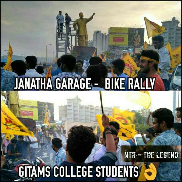 SSMBsWarrior's tweet photo. 😂😂 JanathaGarage Bike Rally Anta Idi 🙏

#SigguleniNTRFans
#AadangiHeroNTR
#MangalavaramNTRFans
#StreetChowdaryDogsNTRFans
#MaHeroKitikiNunchiDhukaledhu
#MaHeroPellanniAsaluKottadu
#MaaHeroKiReplyIvvaLedhu 
#KonchamJwaramGaVundhi
#NizamGayNTR
#LabbeyNTR
#DontMessWithDHFMS https://t.co/HLsIHz8wML