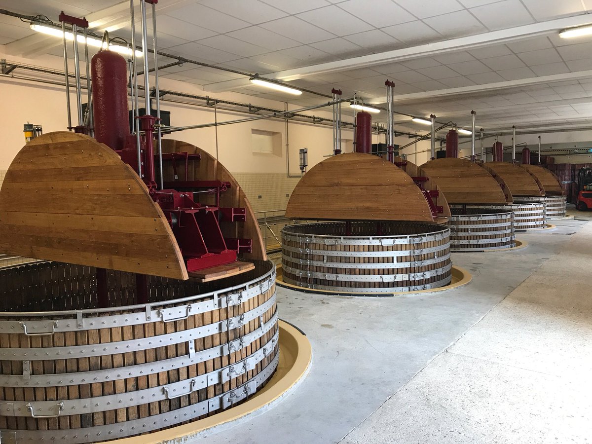 All our traditional presses in Ay are also ready for #harvest18 They have been here for a long time!! -JBL