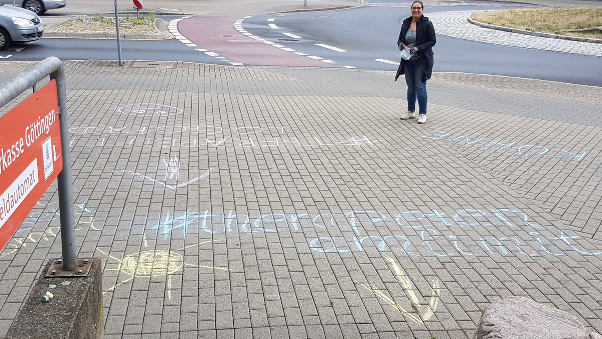 #Kreideaktion #therapeutenamlimit