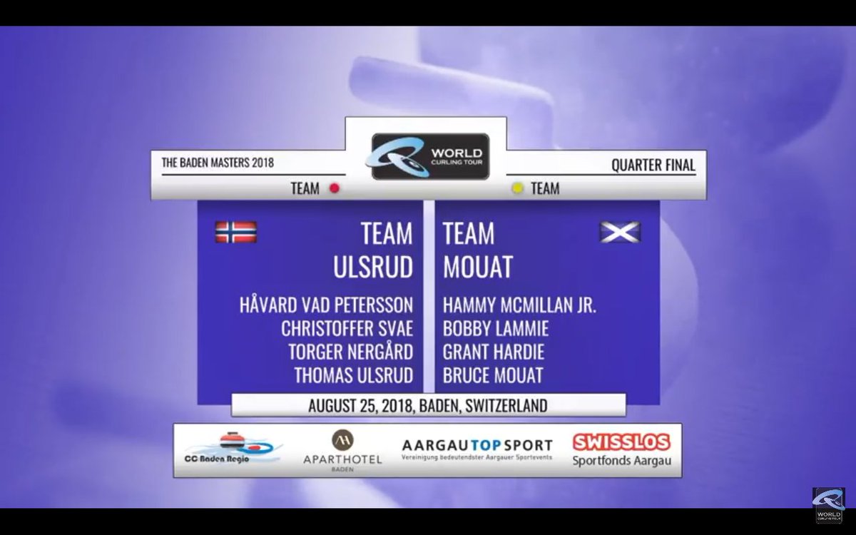 Sandy_NM's tweet image. Saturday evening plan. C&apos;mon @TeamUlsrud!! #curling #BadenMasters