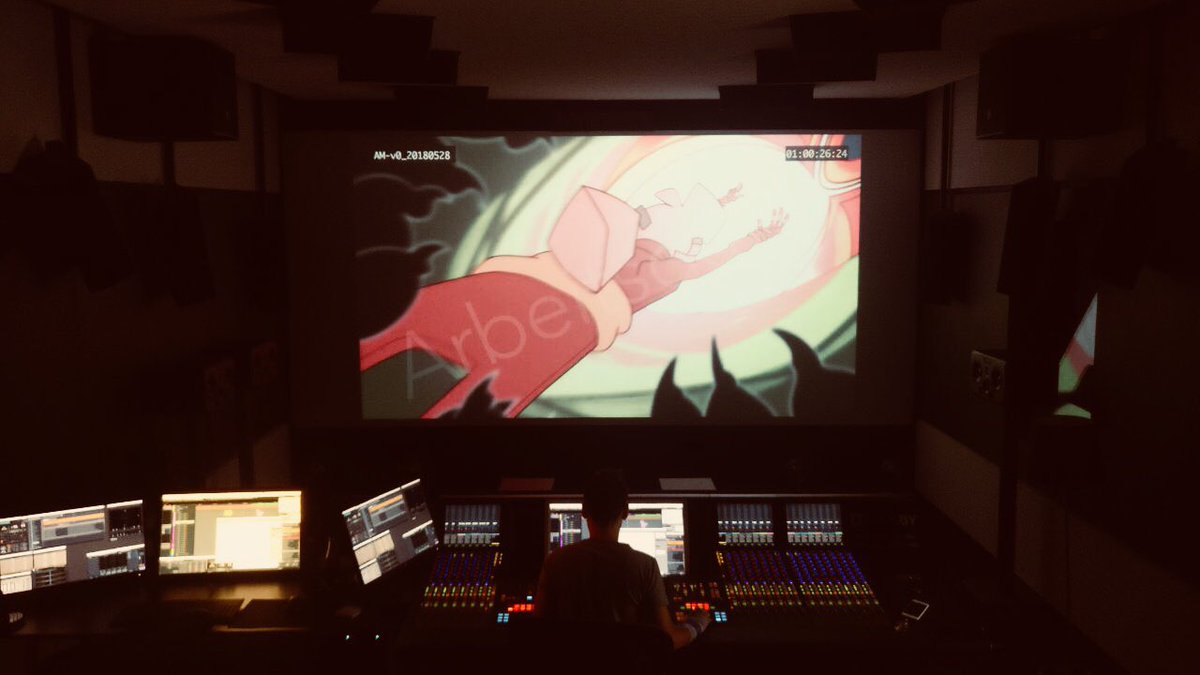 blautoene's tweet photo. another animation in the mix at our dolby atmos stage #dolbyatmos #tonstudiowien #soundstudiovienna https://t.co/TmbrR9CtNv