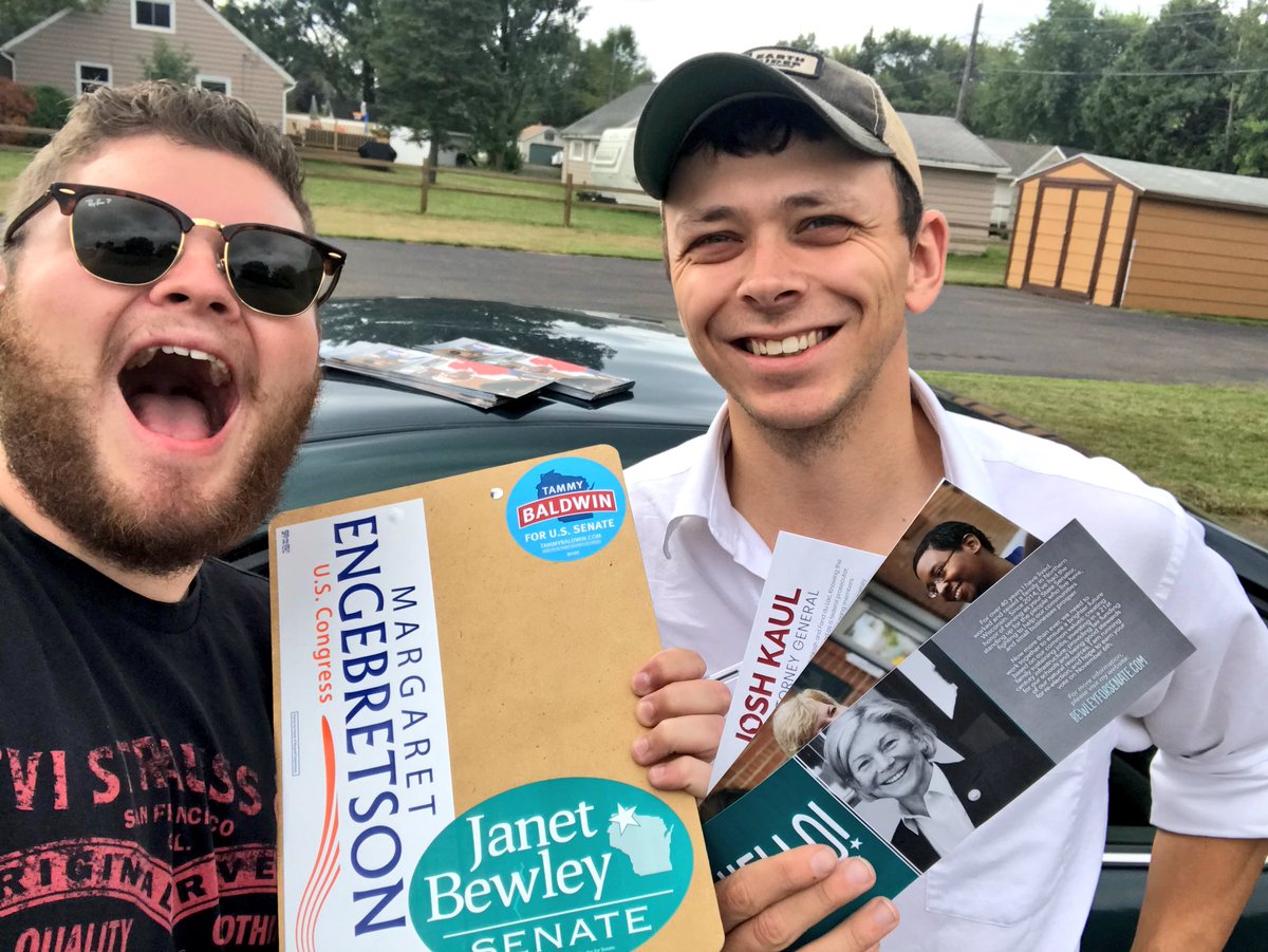 Alexpond2's tweet photo. Superior might be cloudy today, but weβre bringing the SUNSHINE π of Democracy to doors πͺall over town! A lot of folks are FIRED UP π₯ about our great candidates like @tammybaldwin @JoshKaulWI @vetfordemocracy & @JanetBewley4WI! #WIPersist #FetchFifth https://t.co/UmJgUsnjU3