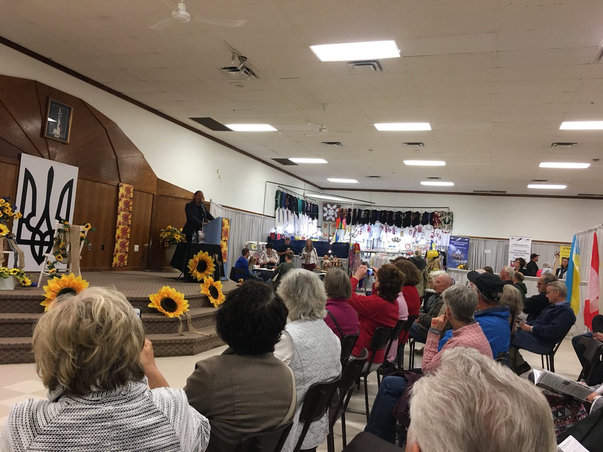 Honoured to have author Victor Malarek <a href="/HeyMalarek/">Victor Malarek</a> here speaking about his 1st novel Orphanage 41. A fictional story inspired by his interviews in &amp; visits to Ukrainian orphanages. Catch him tomorrow at 12:30 too #bbuf2018