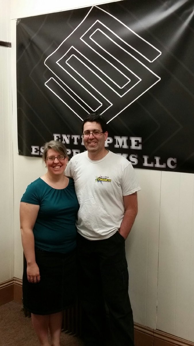 These two stopped in for an anniversary and tried to party but came up a little short.