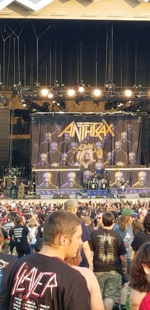 UtahPOW's tweet photo. @Anthrax Killed it at Usana, SLC https://t.co/h1Vqzb6rch