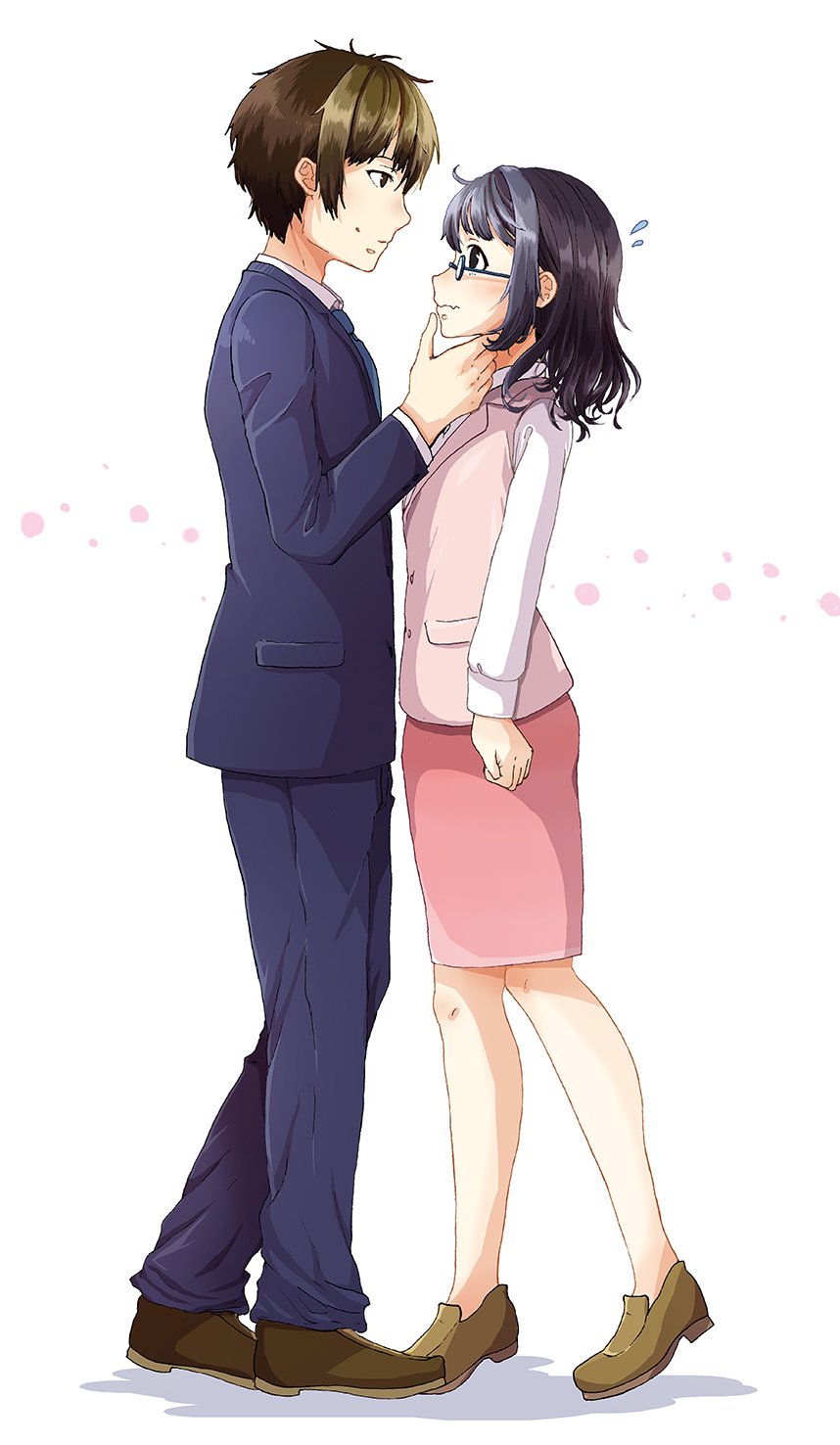 クニ おはようございまー 顎クイ ちゃんと塗ってみました イラスト 顎クイ 夏の創作クラスタフォロー祭 絵描きさんと繋がりたい T Co Ocjcca3bxk Twitter