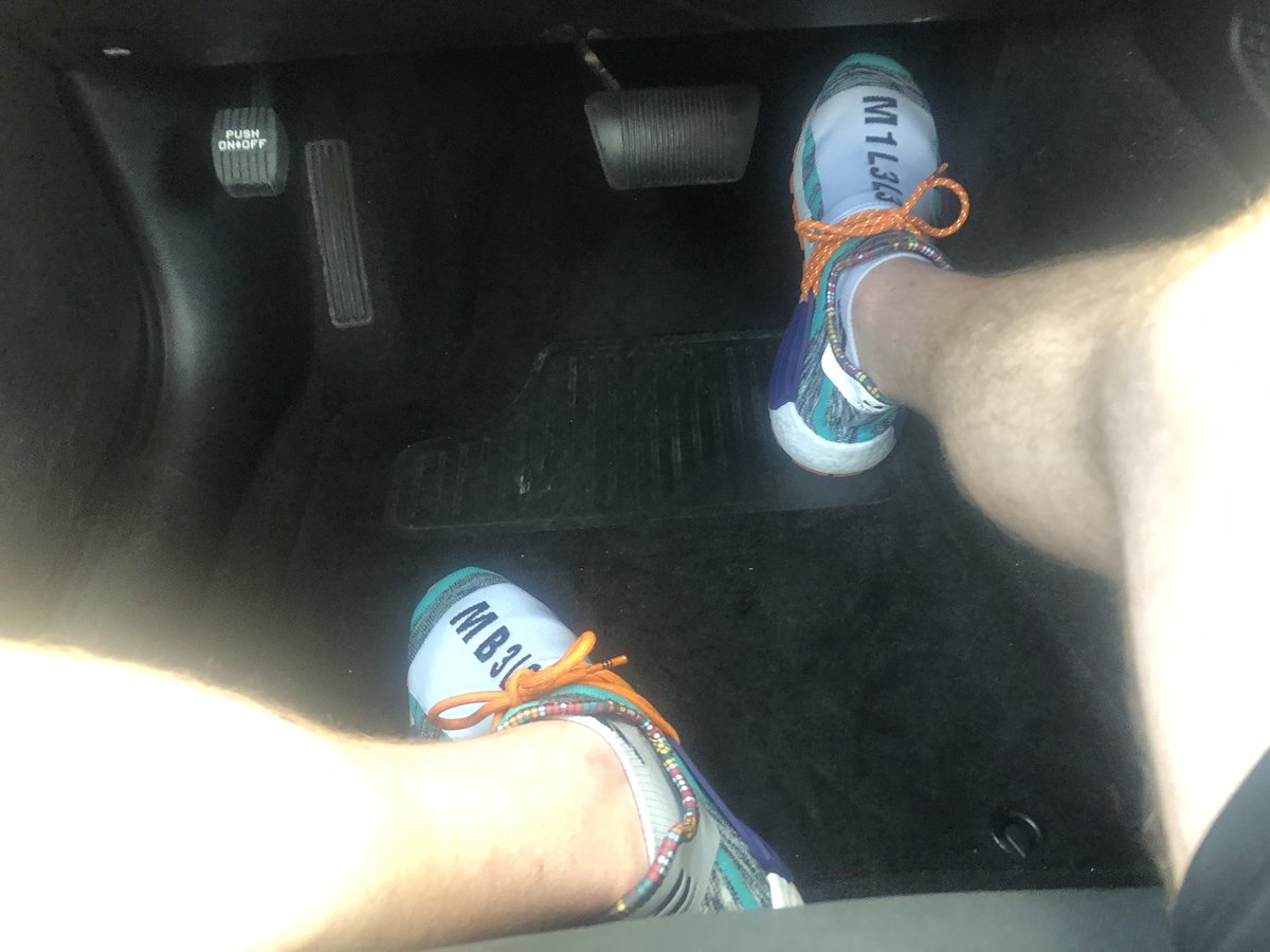 EbyAdam's tweet photo. Thought these were appropriate to wear as I went to Tulsa to apartment hunt. #foreverforward onto a new job , new experiences, and new friends. #hurace @adidasoriginals @SneakerAdmirals https://t.co/T70lGc0C0x