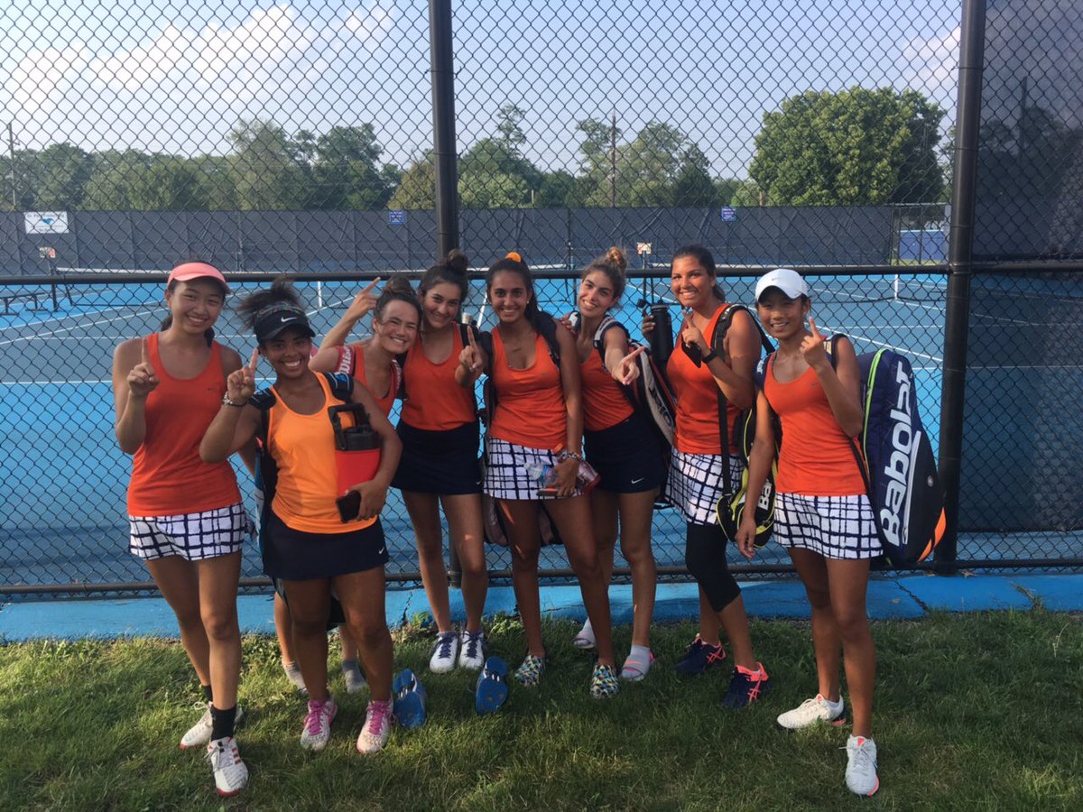 NNHS_Athletics_'s tweet photo. Big day for North’s girls tennis team, beating Prospect, Downers South &amp; Lockport to win the DGS Invite. Behind the play of Hussain, Bansal, O’Connor, Sosa and Ray, who were all unbeaten on the day, Huskies are now 5-0 on the season. #letahuskieleadtheway https://t.co/t4cHqH2PmU