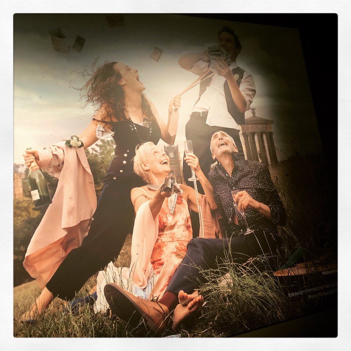 johnmcannon's tweet photo. Spent the shortest night with #Midsummer2018 @ballboymusic @henrypettigrew  #edintfest @DavieGreig @NTSonline @edintfest https://t.co/H6cvO8b3L0