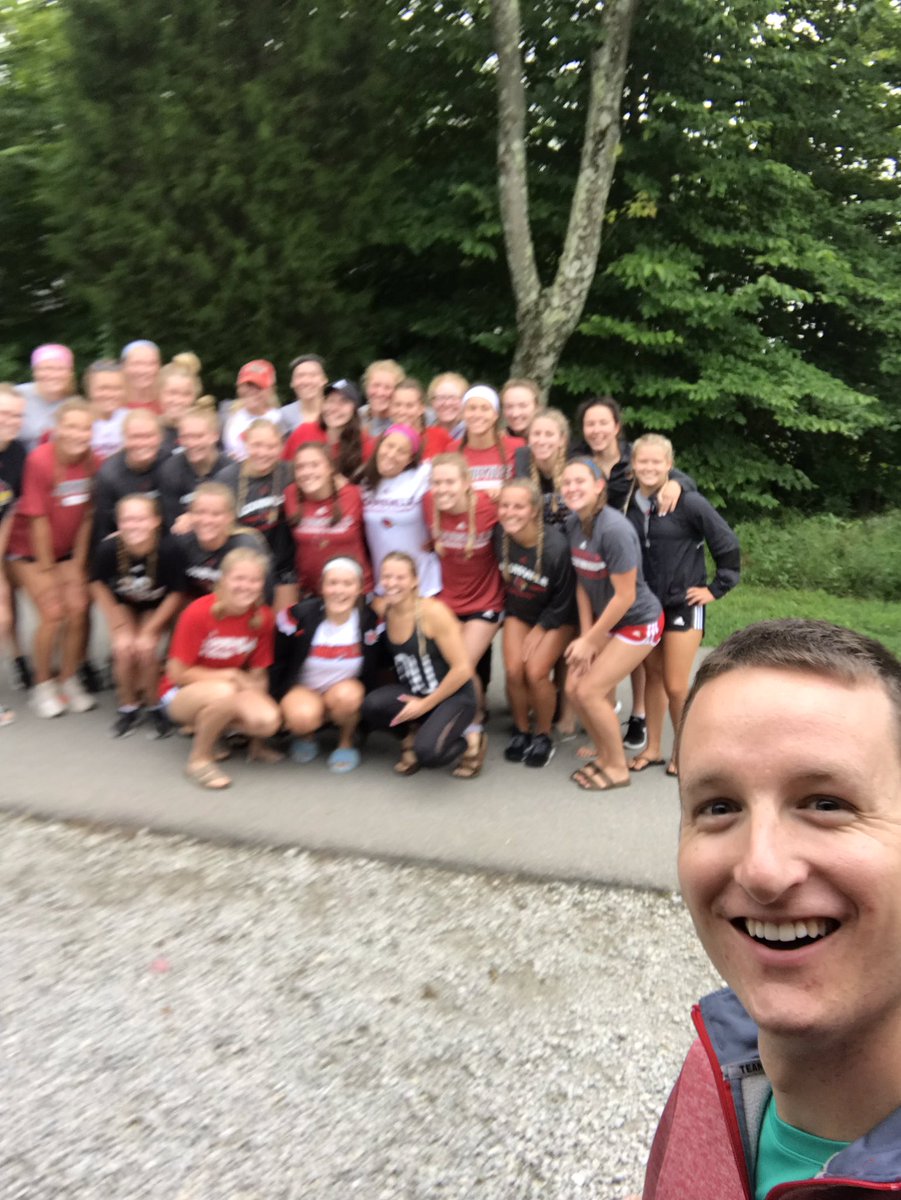 kameronchastain's tweet photo. Here’s what team pictures look like in selfie mode... Ready to kick off the year with these ladies‼️ GO CARDS! @UofLswim_dive https://t.co/9hypnJJ01s