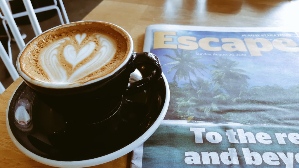 WebTaniwha's tweet photo. Hello Sunday. My day is already complete with #coffee from #GreyStKitchen &amp; a bit of escapism &amp; inspiration from @SundayStarTimes #easytoplease #sundayfunday #lovethetron https://t.co/SSJ74Wikqm