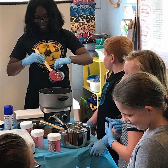 MillvaleLibrary's tweet photo. Thanks to the #citizensciencelab  for coming to the library for #candymaking today. #scienceprogram @thecitizensciencelab https://t.co/1wibl3ly6M https://t.co/ix0xorzWLo
