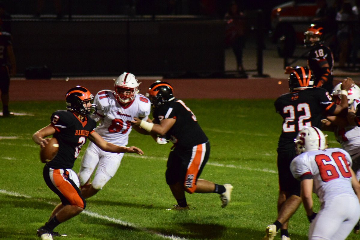 The only time I won’t root for Hanover. Susquehannock 28 Hanover 7. Go Warriors Go Zach Green!