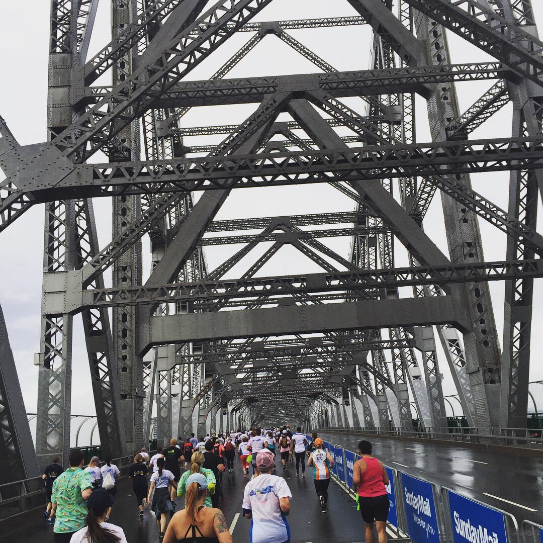TashForensic's tweet photo. My first 10km run &amp; a big goal!
So much fun with 30,000 amazing people! 
#bridge2brisbane #bridgetobrisbane #bridgeydidge #brisbaneanyday https://t.co/Ryl4u4nU03