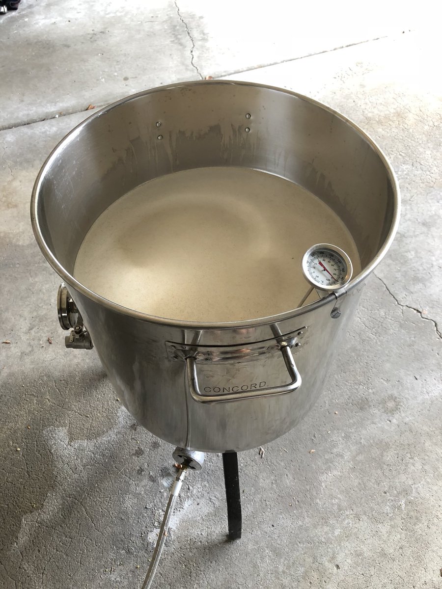 Flipsidebrewing's tweet photo. Brew day once again. The Summer Rye Ale is now labeled the End of Summer Rye Ale. https://t.co/QzSrHn5Qk9