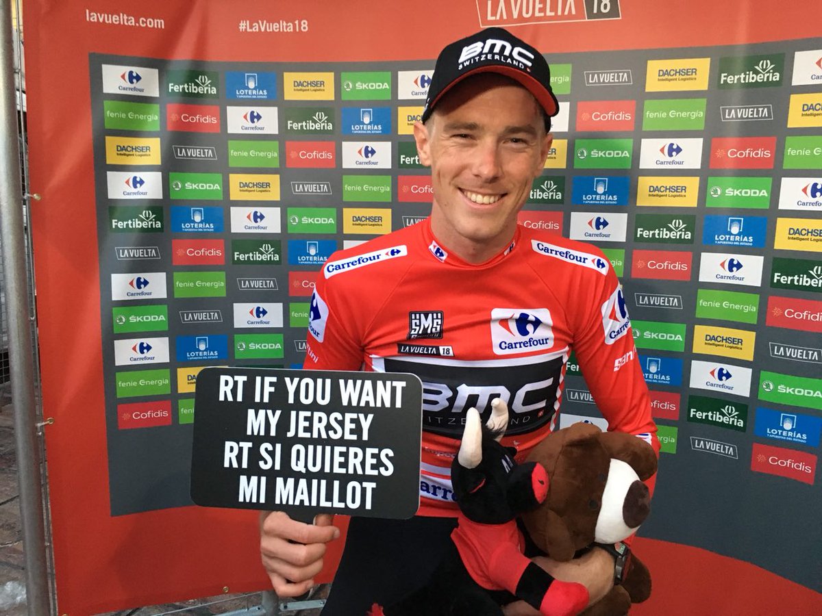 lavuelta's tweet image. 🇪🇸 Gana el maillot del líder 🔴 LA ROJA 🔴
¡Sorteamos uno cada etapa!
➡️ RT + FOLLOW para participar

🇬🇧 Win the leader&apos;s jersey 🔴 LA ROJA 🔴
We giveaway one per stage!
➡️ RT + FOLLOW to enter