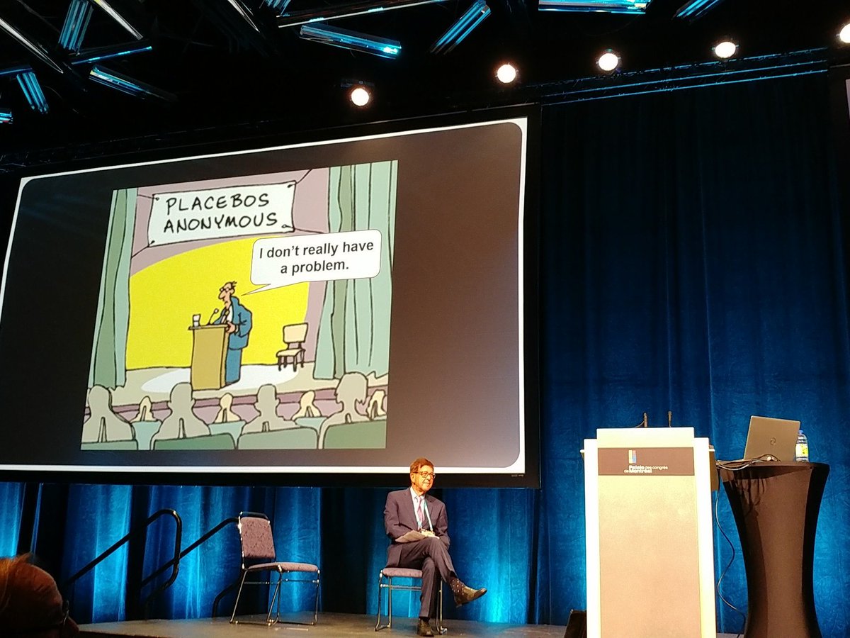 Irving Kirsch loves #placebos. You could say he was an addict! #Hypnosis2018