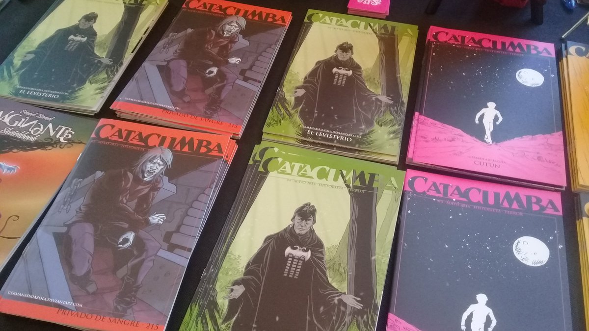 CAReyesG's tweet photo. Busca al historietista @germancomics en #Monstercon2018 en la @BibliotecadStgo https://t.co/y5siW51m0x