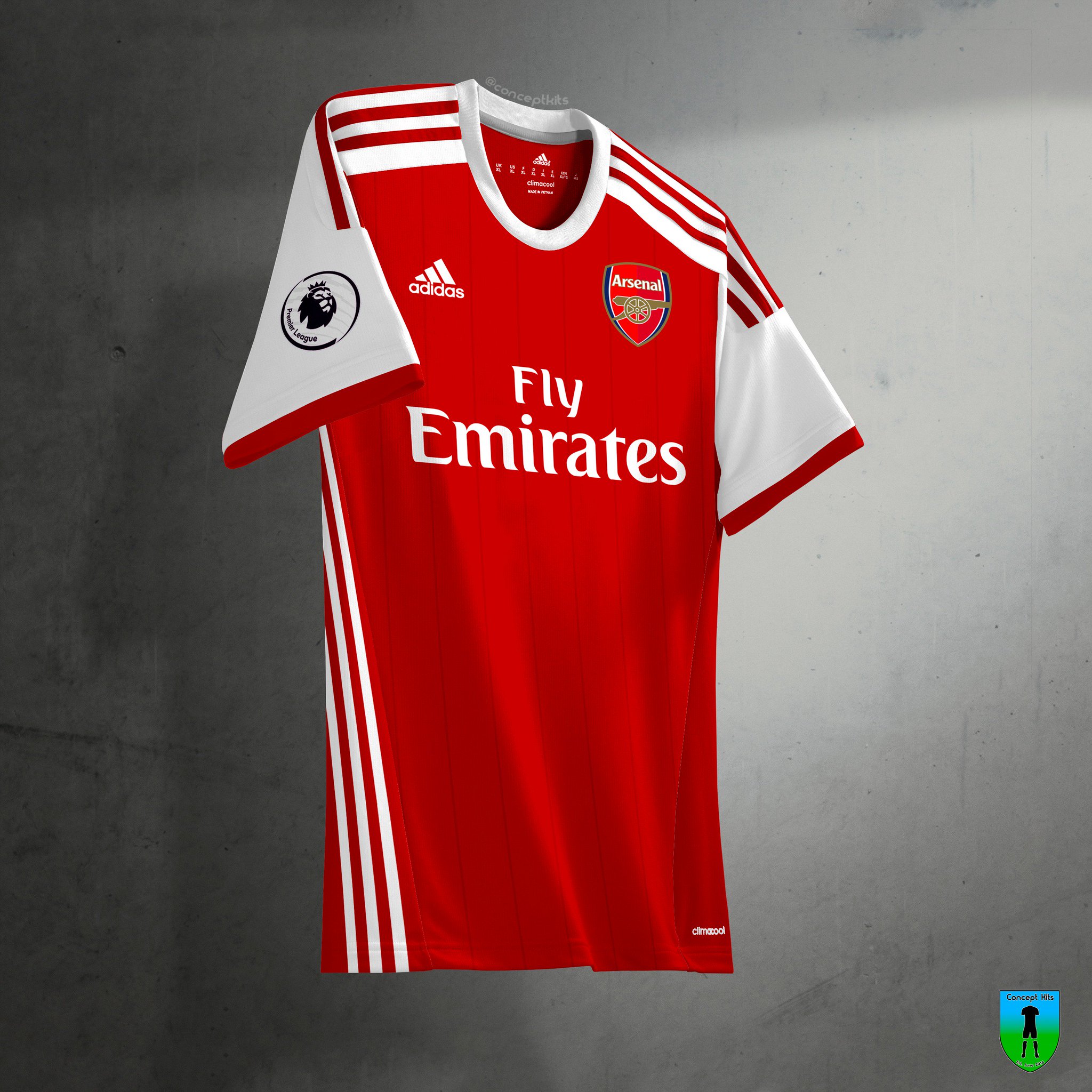 Concept Kits on Twitter: "Arsenal Football Club home, away ...