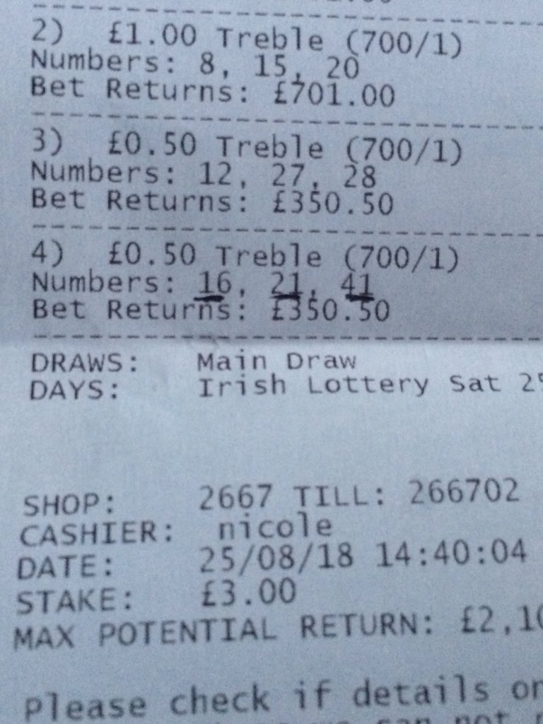 on Twitter "Irish Lottery results "MAIN draw" for Saturday 25 August 04, 09