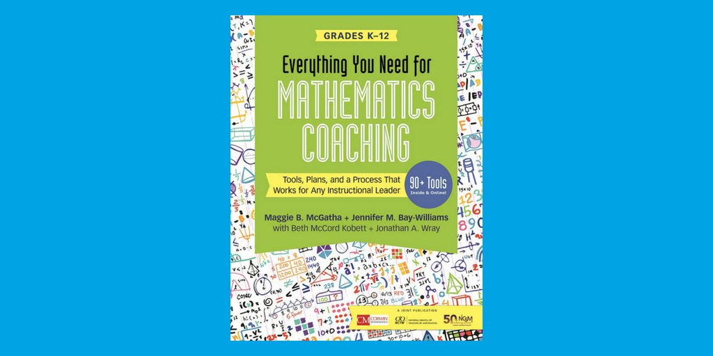 NCTM's tweet photo. "Everything You Need for Mathematics Coaching: Tools, Plans, and a Process that Works for An Instructional Leader, Grades K-12" is your must-have guide to designing a professional learning plan and leading with clarity and purpose. Order yours today! https://t.co/8pFGeWmiRj https://t.co/nOUkrJ8Xr4