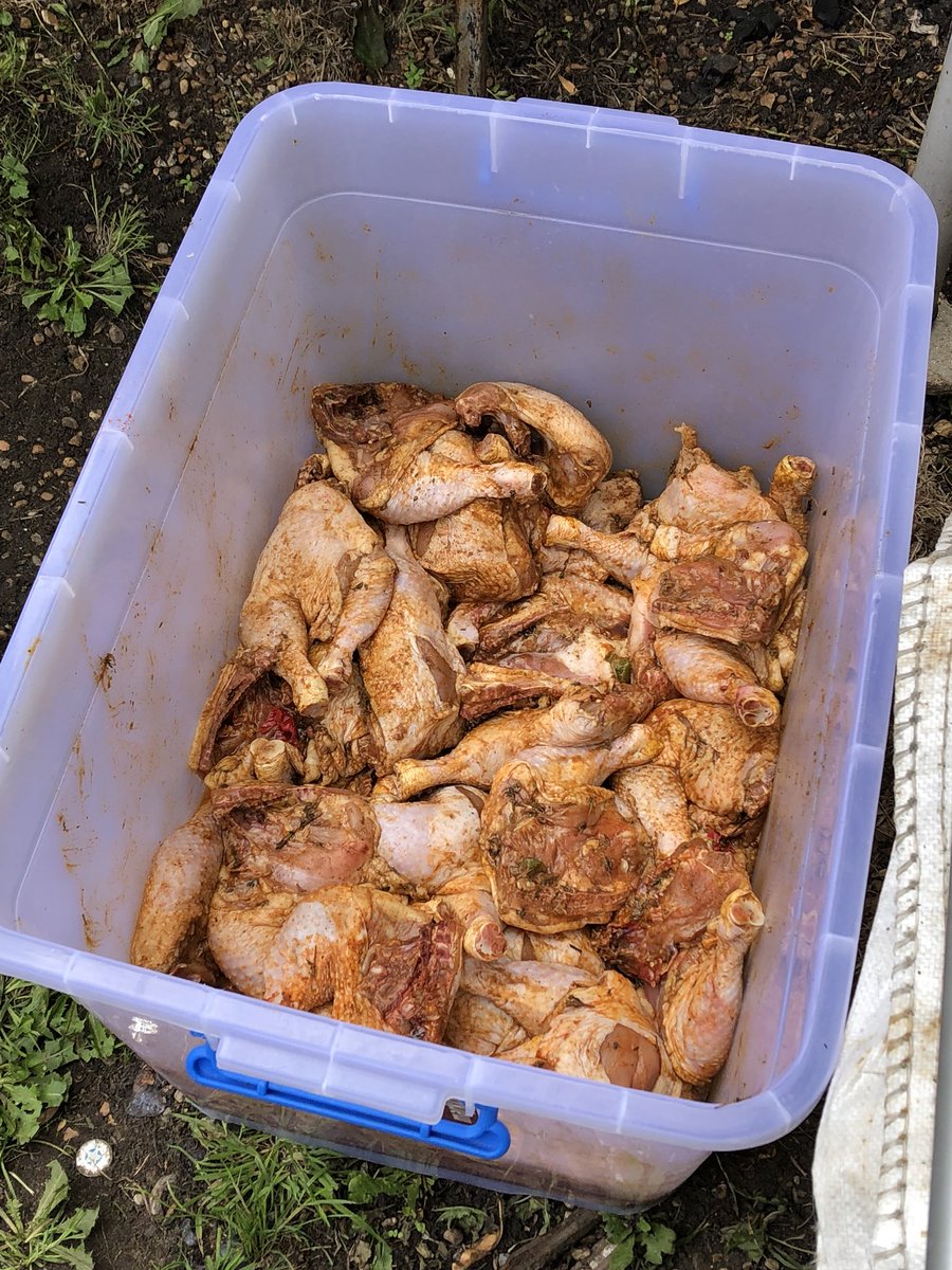 jamestwelsh's tweet photo. Pit cooking pork loin and authentic Jerk with smoked rump! Awesome tastes!#bbq #31DAYSOFBBQ @UKBBQweek https://t.co/Na9jpM8cXb