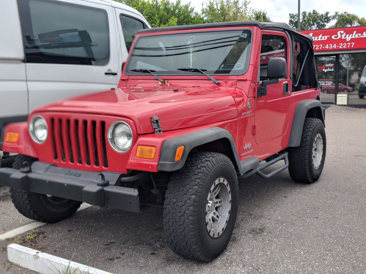 AutoStylesInc's tweet photo. This 2006 Jeep Wrangler came in for a @Sony head-unit, @JLAudio sub/box &amp; Viper alarm. Contact us @ 727-434-2277 today!
#AutoStyles #Sony #SonyAudio #Viper #ViperAlarm #LoveFL #VisitClearwater #Jeep #jeepwrangler #wrangler  
#4x4 #4x4life #jeepwranglerunlimited #TampaJeepKrewe https://t.co/U8d1Fp3AXQ
