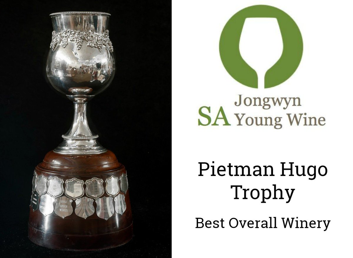 sayoungwine's tweet photo. #SAYWS2018 . Pietman Hugo Trophy for the highest score with five best entries . Congratulations to @OrangeRiverWine #OWKKeimoes https://t.co/HjwylK1kP7