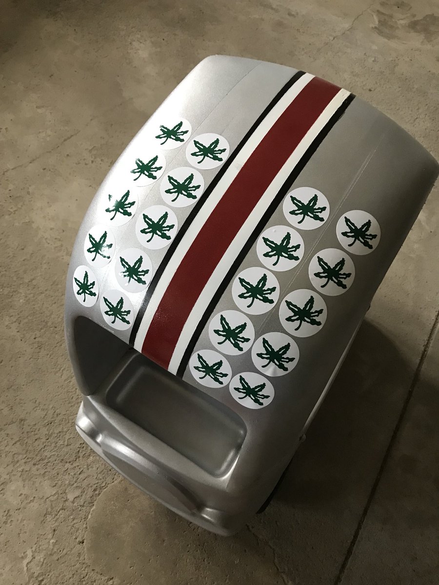 AlanLanghals's tweet photo. Weekend fun! From a 25+ year old #CozyCoupe to a #Buckeyes inspired ride for my grandson ❤️ #FunwithGrandpa #GoBucks #HisFirstRide https://t.co/IQe8YMmuy6