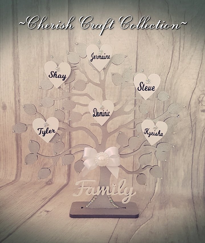 DanniHALL6's tweet photo. A metallic Silver freestanding family tree 💖
~
This one really shimmers in the light 😍
#family #familytree #gifts #giftsformum #giftsforher #etsy #cherish #cherishcraft https://t.co/D55jmXLYjJ