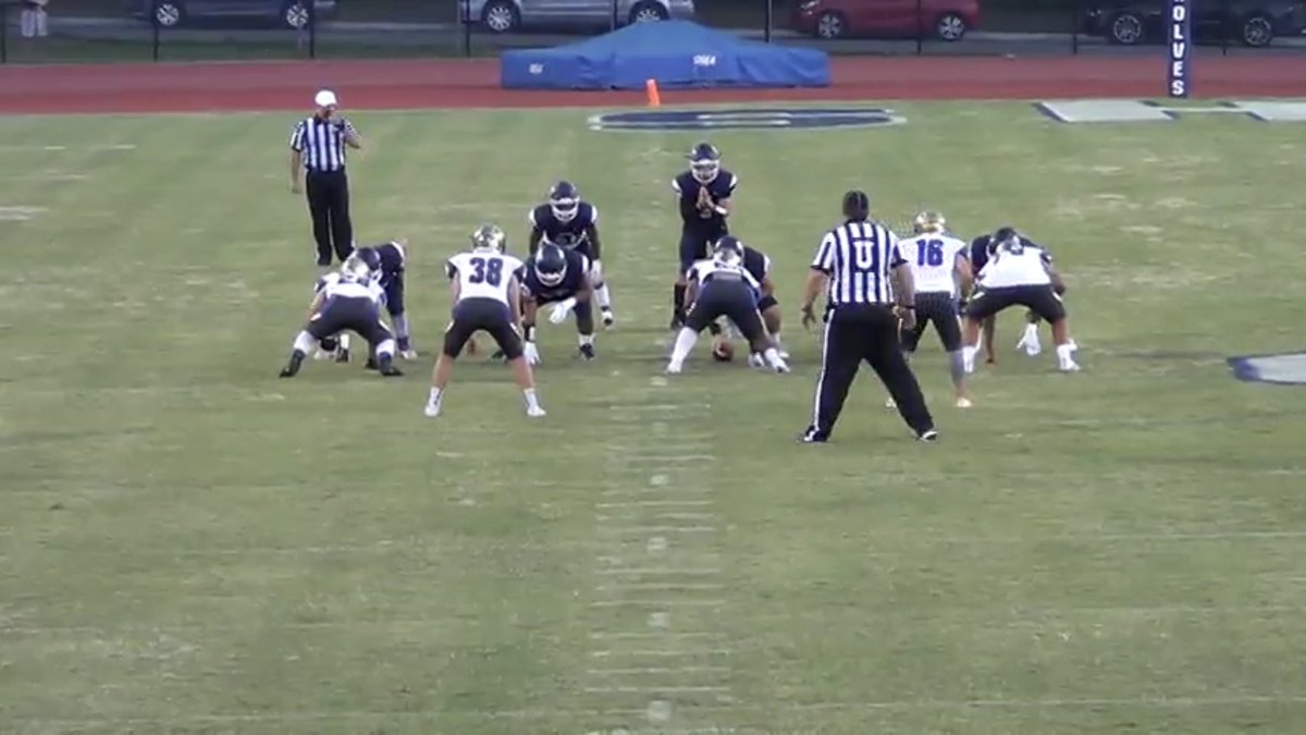 CoachDingus's tweet photo. Most important angle for an Offensive Line Coach. https://t.co/1e1Ke8KvZU