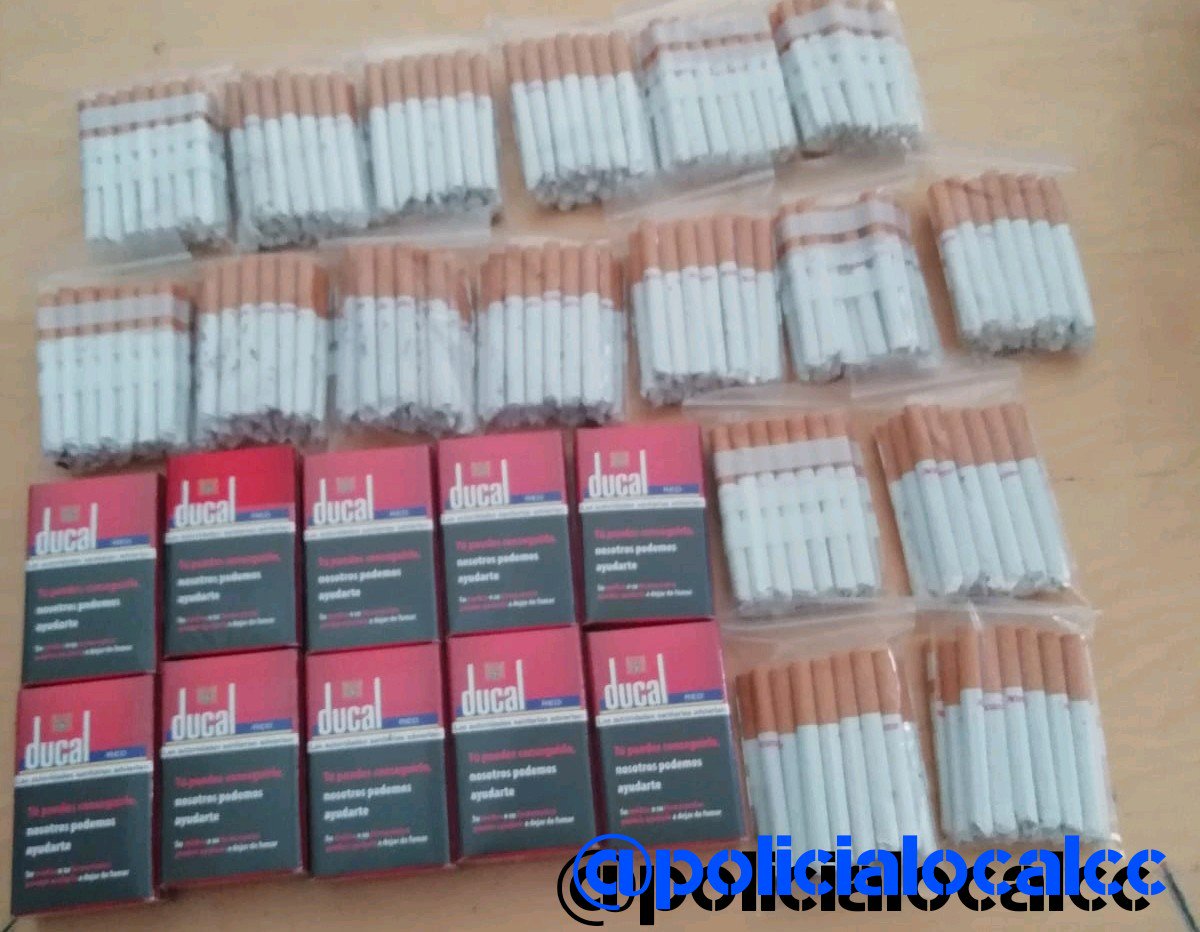 PoliciaLocalcc's tweet photo. ¿Sabes que?🤔
✔El tabaco de #contrabando genera graves perjuicios y fomenta las mafias.
✔El tabaco preparado no esta sometido a ningún tipo de control.
Hoy se interviene en establecimiento por nuestros agentes.
@ContrabandoDiNO https://t.co/qTSk2GbmLU