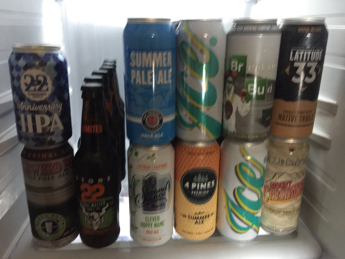 RJellyman's tweet photo. Nothing better than a fully stocked fridge 🤩😎😁🍺‼️ #SaturdayBeerRun Includes 30 pints + 5 more in the growler👍🏼💯‼️ @wrayzors @KylieDyer8 @hosch_greg @Kubrickx @Just4BeerLovers @linda_lballis @HofmannKris @Critwool @RealBMaxwell @FriarGal @brewerytravels @BeersInDenver https://t.co/NHZWZkpumG
