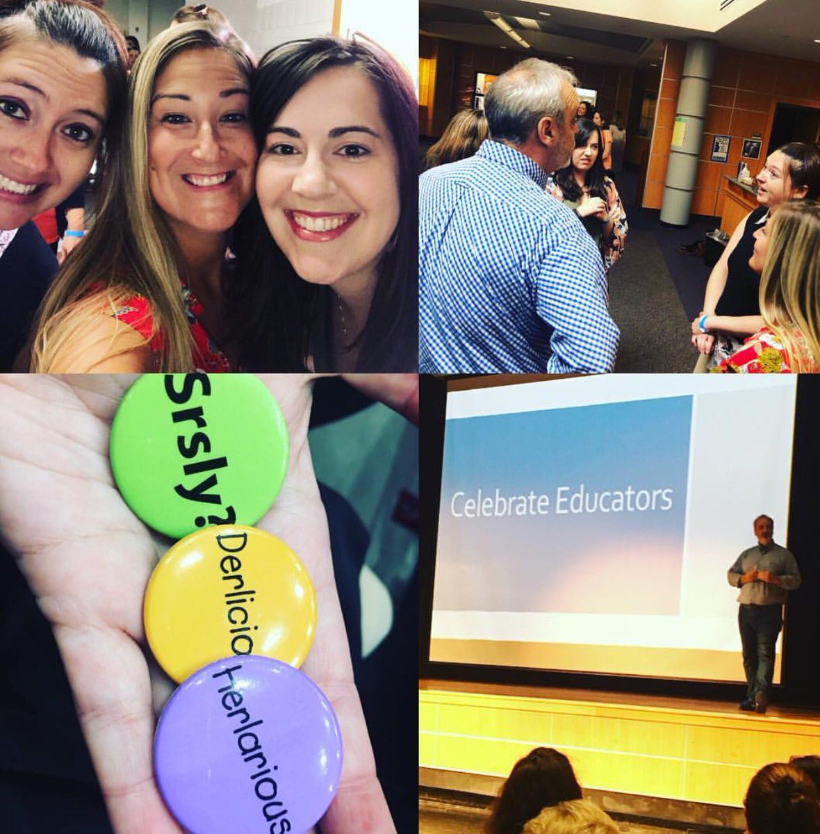 MsMac105's tweet photo. Got to hear the incredible @gerrybrooksprin speak today, and met him! Thanks for bringing us an afternoon of positivity, laughter, and for all the support you give educators! 😁 https://t.co/DIQWxt0Hfw