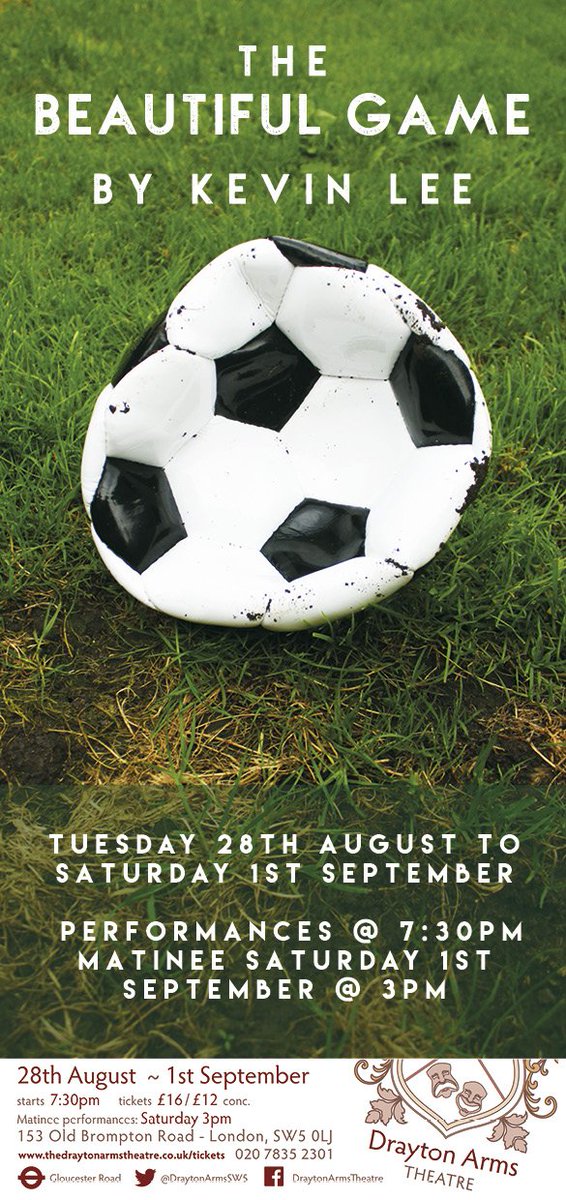 Come and see this! Already sold out for some nights: thedraytonarmstheatre.co.uk/the-beautiful-…