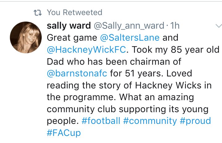 HackneyWickFC's tweet image. This is why we are different. Our story is a human one. We tackle so many various issues in our community. Because we #ThinkoutsidetheBLOCKS