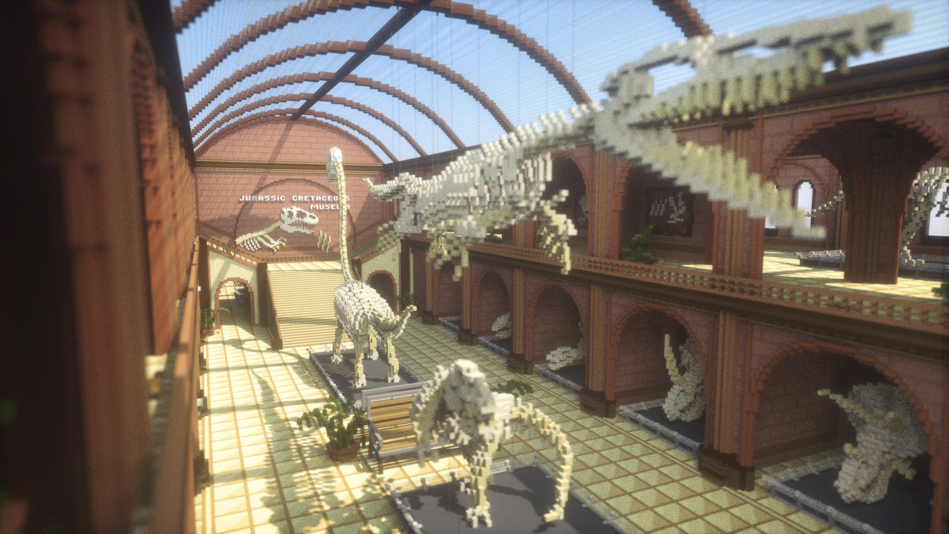 Thejeroen Al Twitter I Have Just Released My Latest Build Of A Jurassic Cretaceous Museum Full With Dinosaur Fossils Some Of You May Remember The Fossils From A Different Post Wich Got