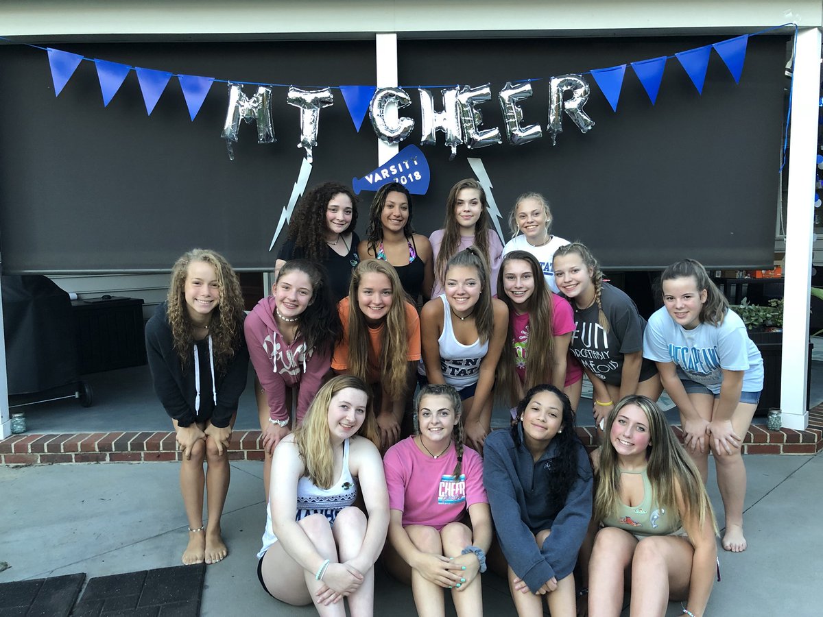 CheerTownship's tweet photo. Team bonding pool party to kick off our season #mtcheer #manheimtownship #varsity2018 https://t.co/AcWePplojl