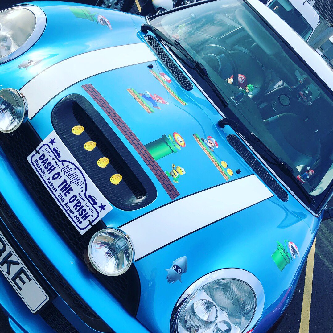 Morelli_1911's tweet photo. Great turnout @BushmillsGlobal for the 2018 Dash of the O’rish. We had great fun judging the best minis &amp; best fancy dress. Can’t wait for the @Morelli_1911 Italian Ice Cream Job tomorrow in #Portrush https://t.co/UCZR4IItyO