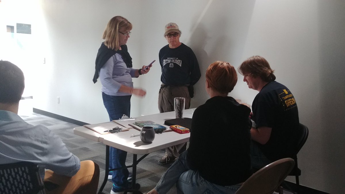 KateBrownForOR's tweet photo. Amy: Welcome back, #TeamKate volunteers! I’m looking forward to hearing about the conversations you had with voters today. #KickoffForKate #TwitterTakeover #orpol https://t.co/2Y736coK4a