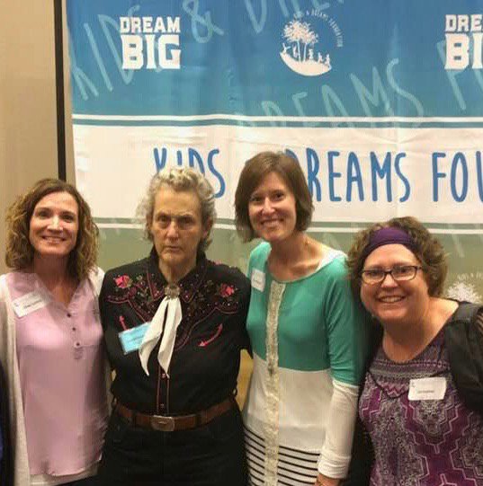 erinfeather's tweet photo. Bucket list speech!  Great day with amazing friends!  #differentnotless #kidsanddreams https://t.co/vRM5BjDhbu