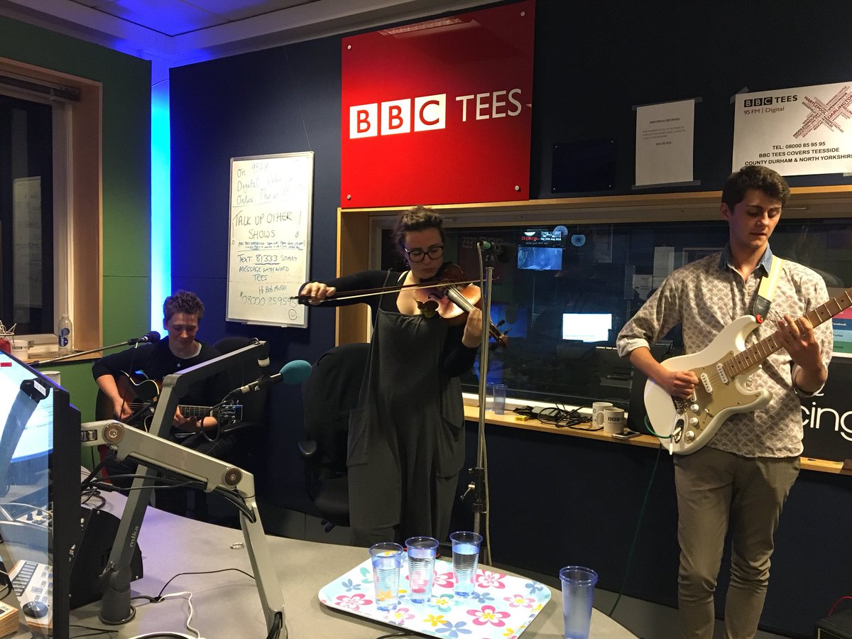 Zoe West &amp; The Hanging Baskets <a href="/HangingBaskets_/">Zoe & The Baskets</a>  live on <a href="/bbcteesintro/">BBC Music Introducing On Radio Tees</a> with <a href="/Bob_Fischer/">Bob Fischer</a>