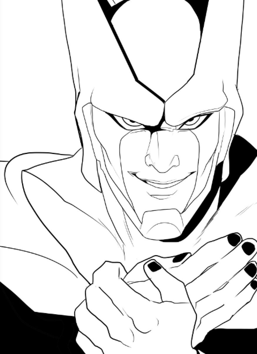 HAHoffmanart's tweet photo. Drew Perfect Cell and a pic of Golden Freeza with my xenoverse2 OC after she betrayed him to join cooler's side in the game :O https://t.co/KjQDo3HdYe