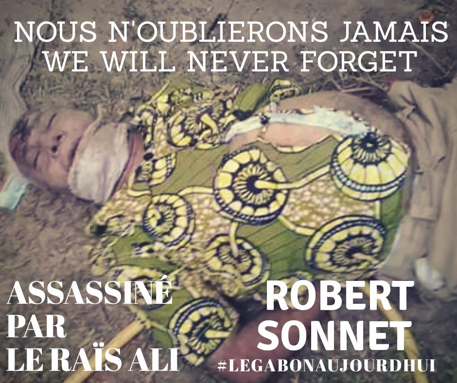 Assassiné un clou entre les deux yeux par la milice du raïs ali <a href="/LGabonaise/">LaGabonaise</a> <a href="/BahArlette/">Arlette Bah</a> <a href="/CGR_newyork/">CGR.NewYork</a> <a href="/GabonResiste33/">RG33</a> <a href="/ivey20164503/">ivey love Ghana</a> <a href="/GabonDreamteam/">Franck Jocktane</a> <a href="/gabon_marcella/">Laura MarceauFree</a> @claireN14104770 <a href="/ConventionCDG/">Diaspora Gabonaise</a> <a href="/netinfo_tv/">netinfo.tv</a> <a href="/afpfr/">Agence France-Presse</a> <a href="/bbcafrique/">BBC News Afrique</a> <a href="/FRANCE24/">FRANCE 24</a> @France2tv
