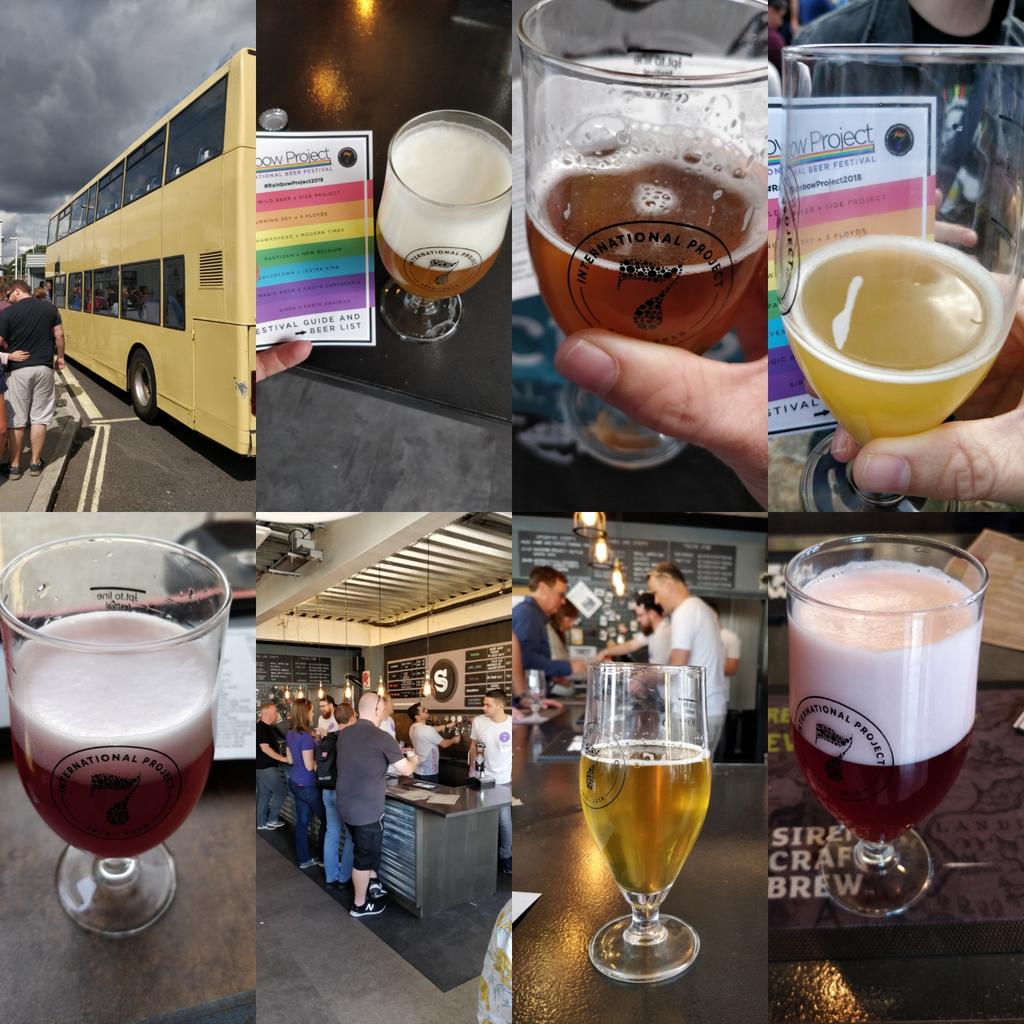 brewbenj's tweet photo. Good times at the @SirenCraftBrew Rainbow Project launch. Some enjoyable sours and an impressive black IPA from @tabamatu https://t.co/dBIu7lAqLM