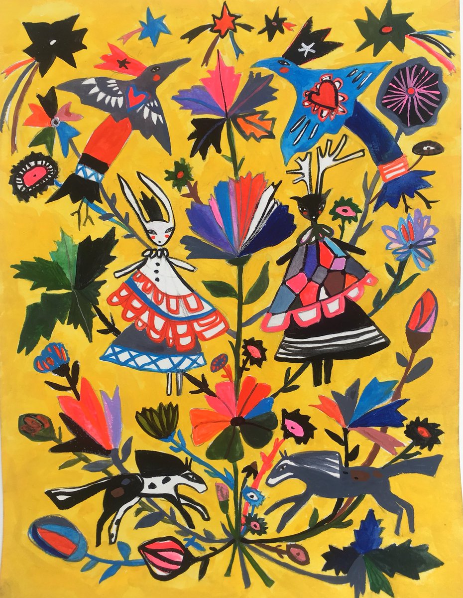 suzannekiggins's tweet photo. Together #art #contemporaryart #pattern #textile #tapestry #brooklynartist https://t.co/CC5O0g1bFS
