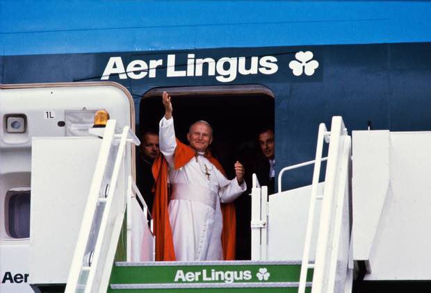 ChefConsultant's tweet photo. 1979 John Paul II
Today Pope Francis | @Pontifex
Love you Dublin, love you Ireland
#popesvisit https://t.co/CFKZHrZCCh